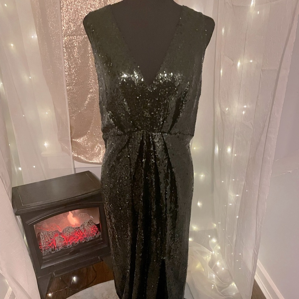 New with Tags Emerald Green Full Sequin Dress from Charlotte Russe Size 3X